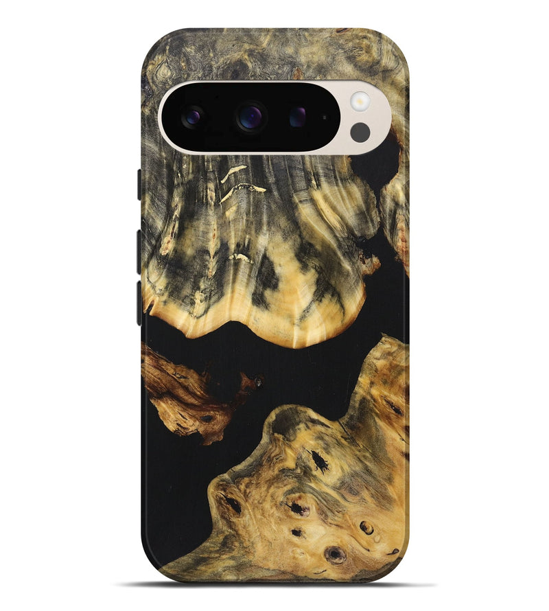 Pixel 9 Pro XL Wood Live Edge Phone Case - Kehlani (Pure Black, 724129)
