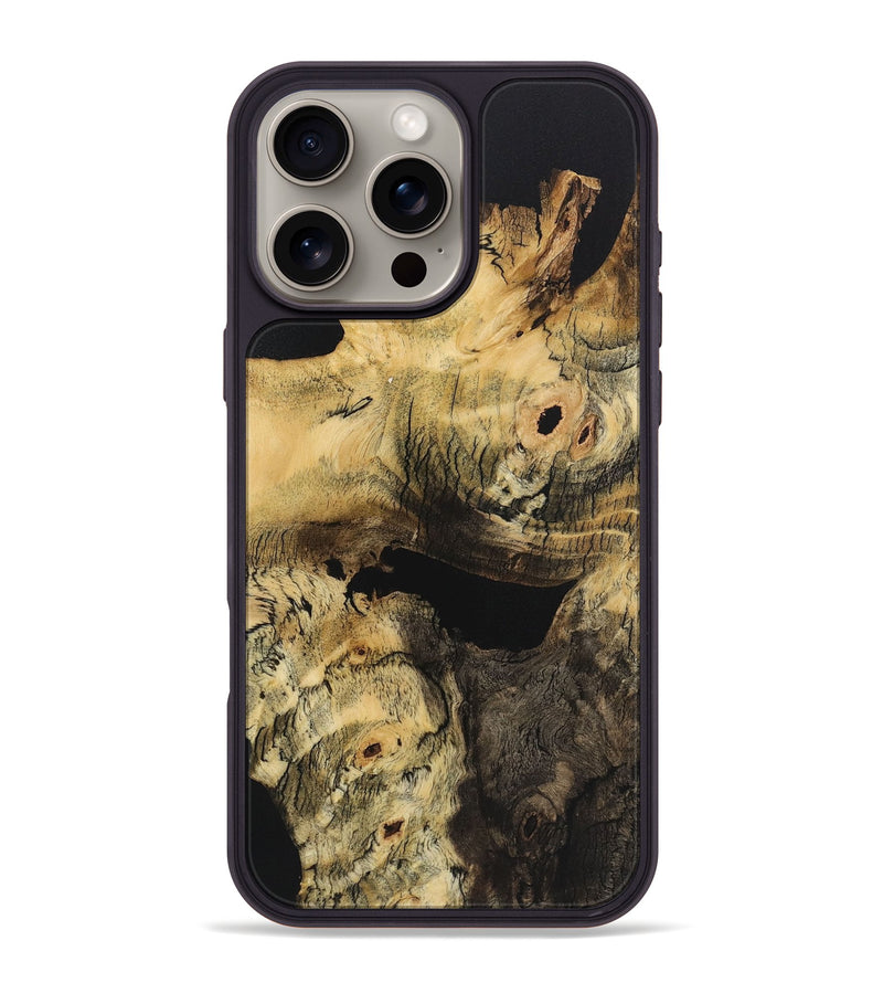 iPhone 16 Pro Max Wood Phone Case - Sergio (Wood Burl, 724136)