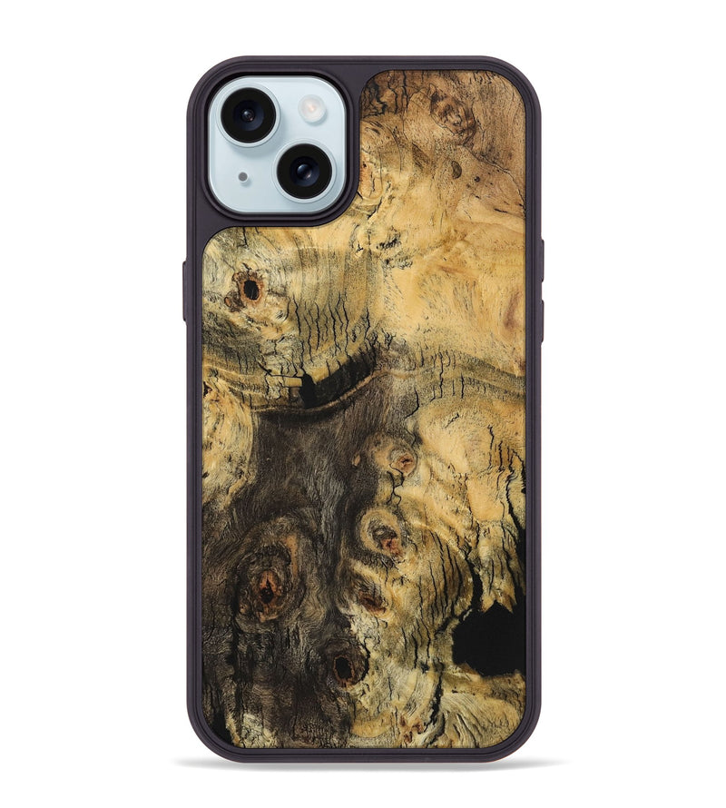 iPhone 15 Plus Wood Phone Case - Ty (Wood Burl, 724144)