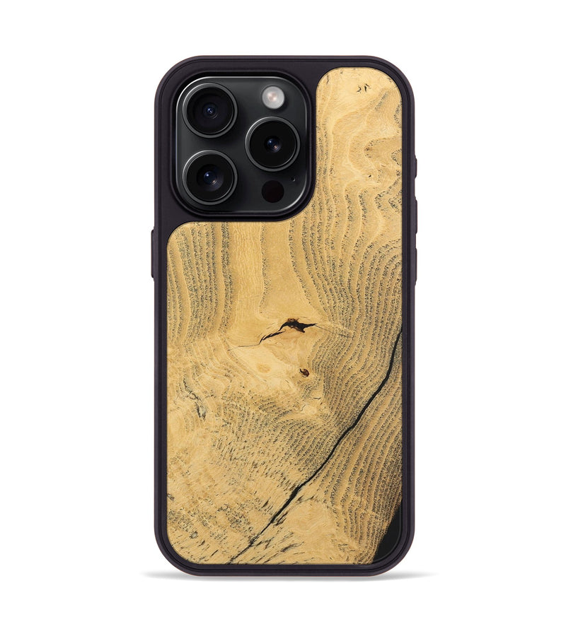 iPhone 15 Pro Wood Phone Case - Haven (Wood Burl, 724152)