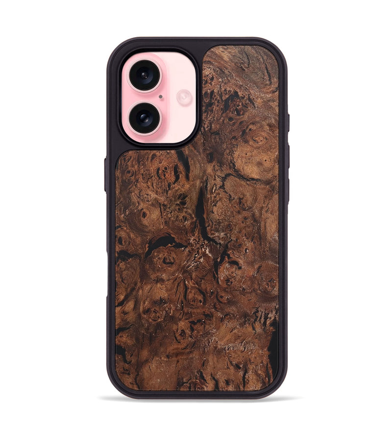 iPhone 16 Wood Phone Case - Emilia (Wood Burl, 724158)