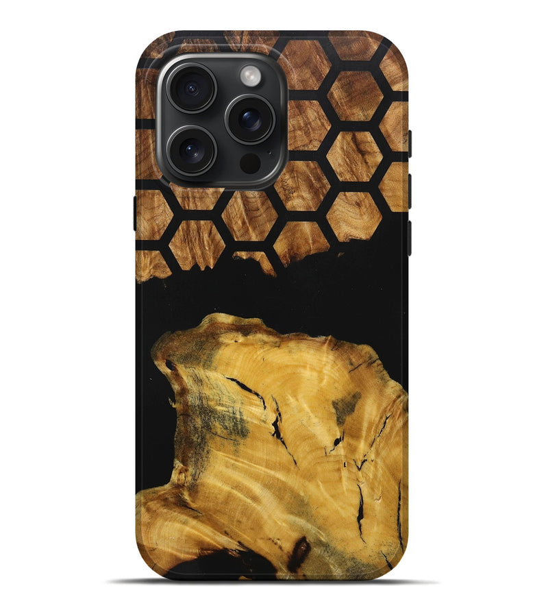 iPhone 16 Pro Max Wood Live Edge Phone Case - Joselyn (Pattern, 724282)