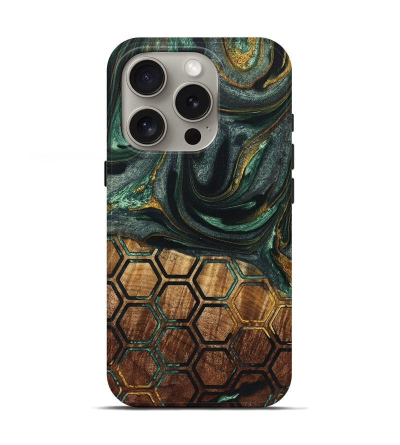 iPhone 16 Pro Wood Live Edge Phone Case - Tameka (Pattern, 724284)