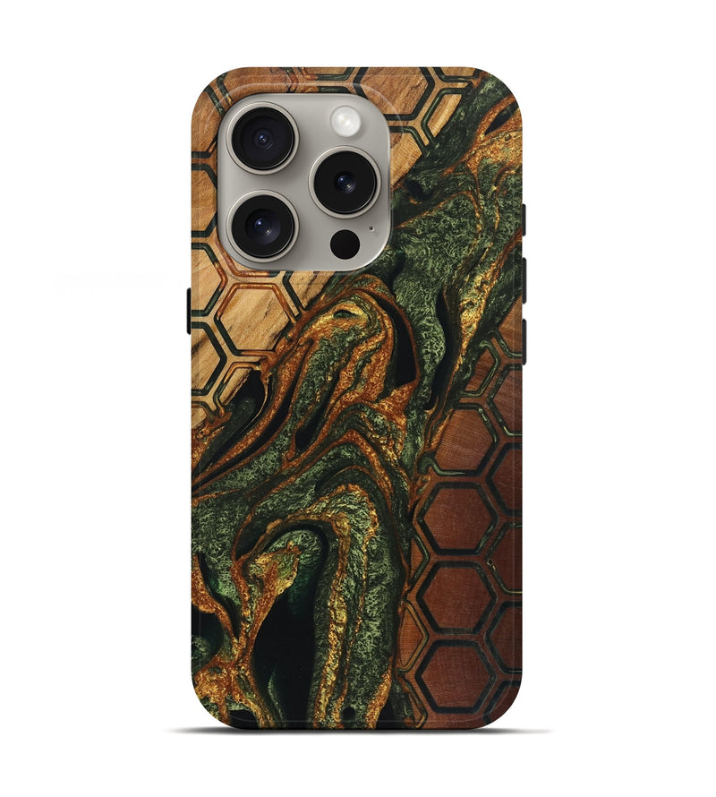 iPhone 16 Pro Wood Live Edge Phone Case - Stacie (Pattern, 724286)