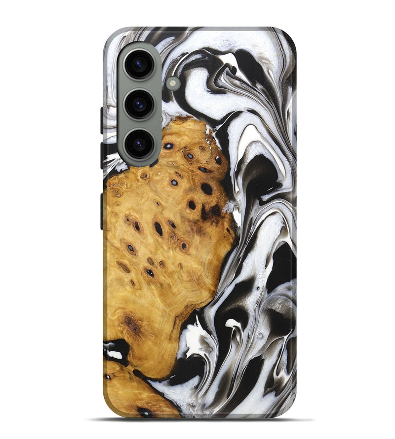 Galaxy S24 Plus ResinArt Live Edge Phone Case - Kellen (Black & White, 724295)