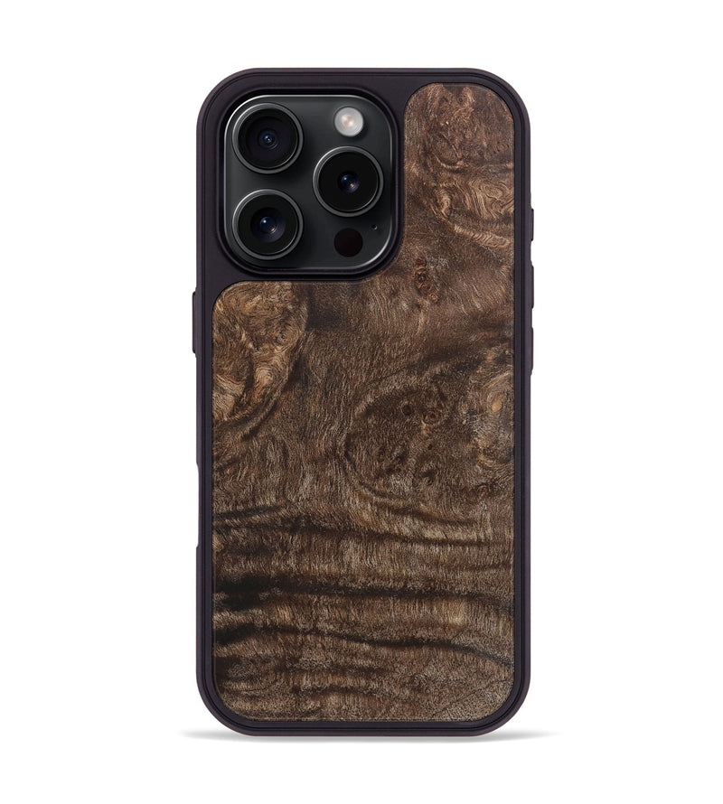 iPhone 16 Pro Wood Phone Case - Aubree (Wood Burl, 724386)