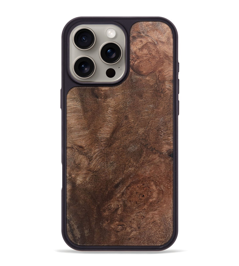 iPhone 16 Pro Max Wood Phone Case - Alfred (Wood Burl, 724387)