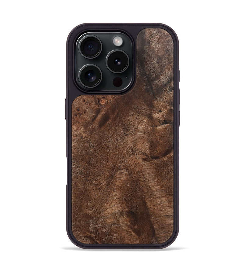 iPhone 16 Pro Wood Phone Case - Allyson (Wood Burl, 724390)