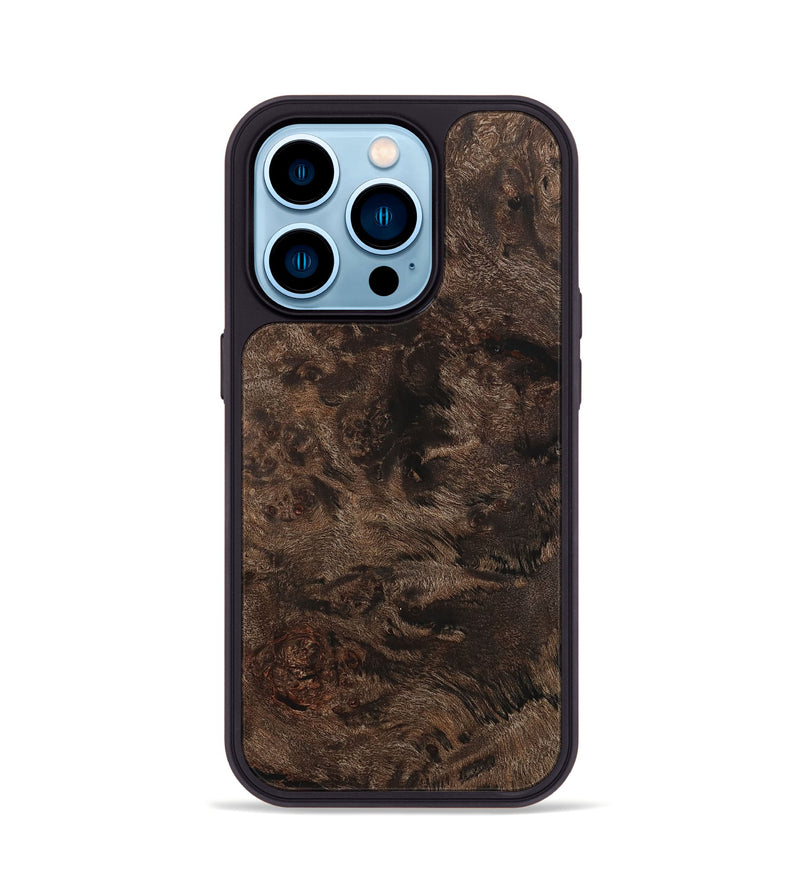 iPhone 14 Pro Wood Phone Case - Kristy (Wood Burl, 724393)