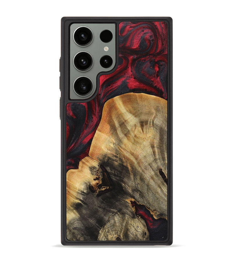 Galaxy S23 Ultra Wood Phone Case - Kailey (Red, 724431)