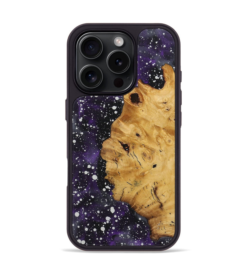 iPhone 16 Pro Wood Phone Case - Charity (Cosmos, 724494)
