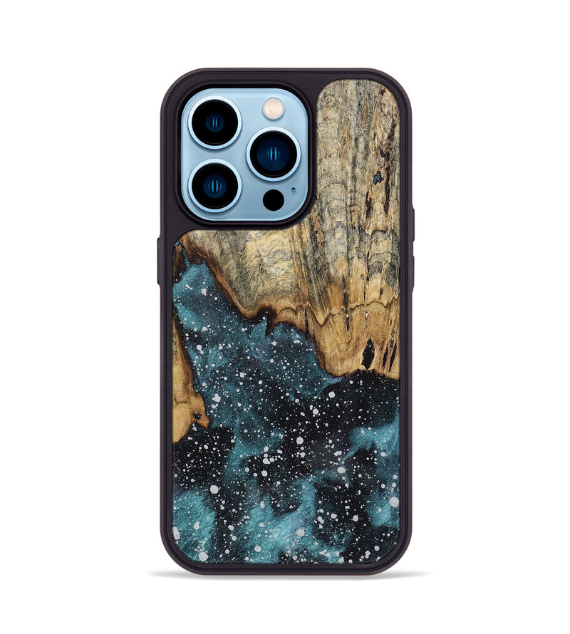 iPhone 14 Pro Wood Phone Case - Caylee (Cosmos, 724510)