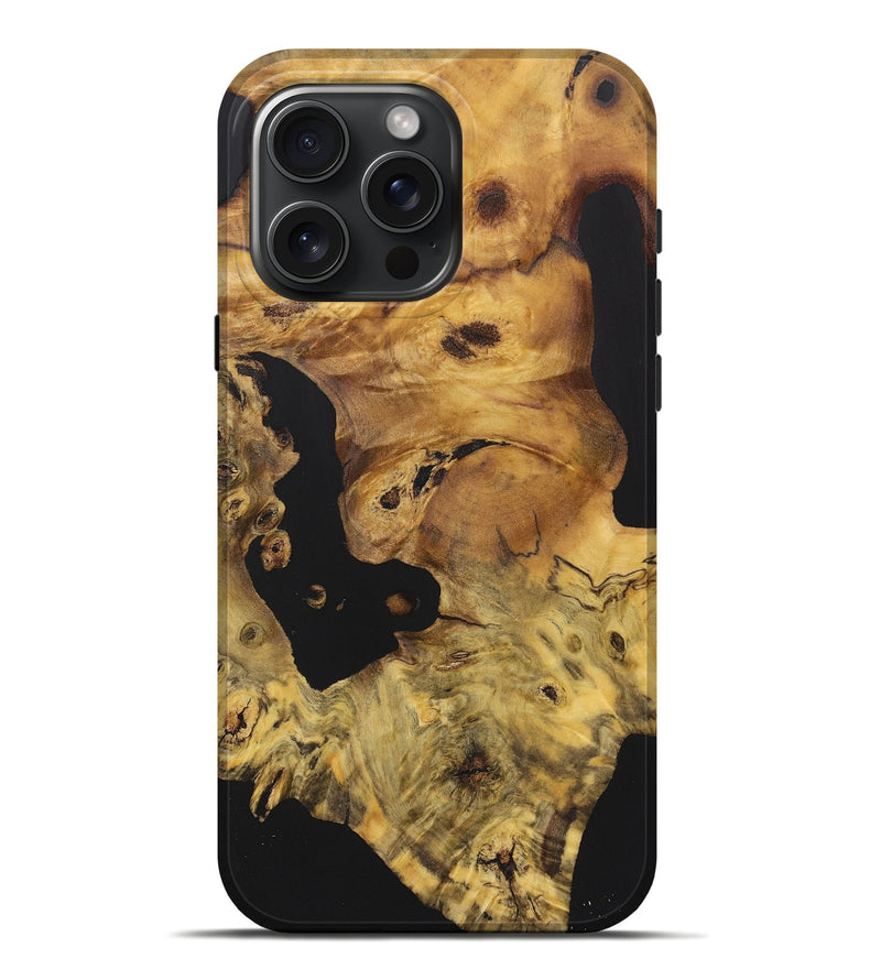 iPhone 16 Pro Max Wood Live Edge Phone Case - Philip (Wood Burl, 724676)