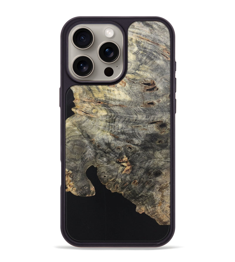 iPhone 16 Pro Max Wood Phone Case - Alondra (Wood Burl, 724773)