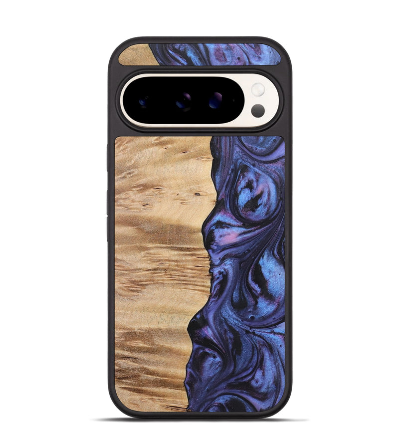 Pixel 9 Wood Phone Case - Zion (Purple, 724833)