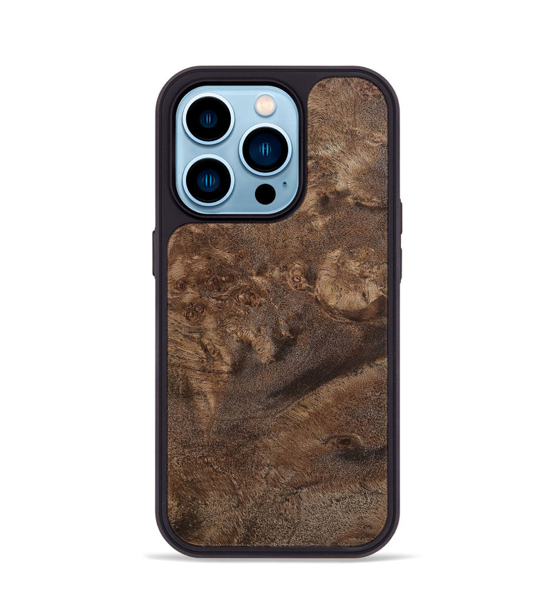 iPhone 14 Pro Wood Phone Case - Michael (Wood Burl, 724839)