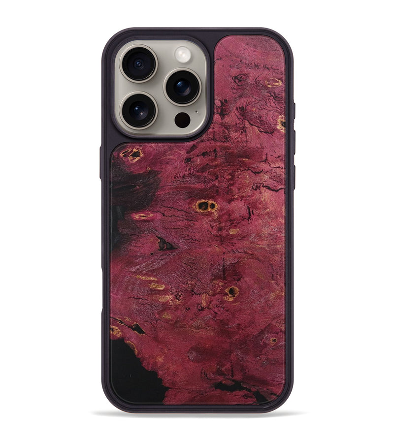 iPhone 16 Pro Max Wood Phone Case - Kaitlin (Wood Burl, 724841)
