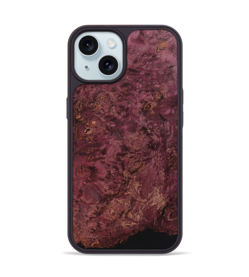 iPhone 15 Wood Phone Case - Brian (Wood Burl, 724843)