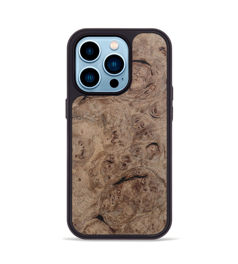 iPhone 14 Pro Wood Phone Case - Fredrick (Wood Burl, 724852)