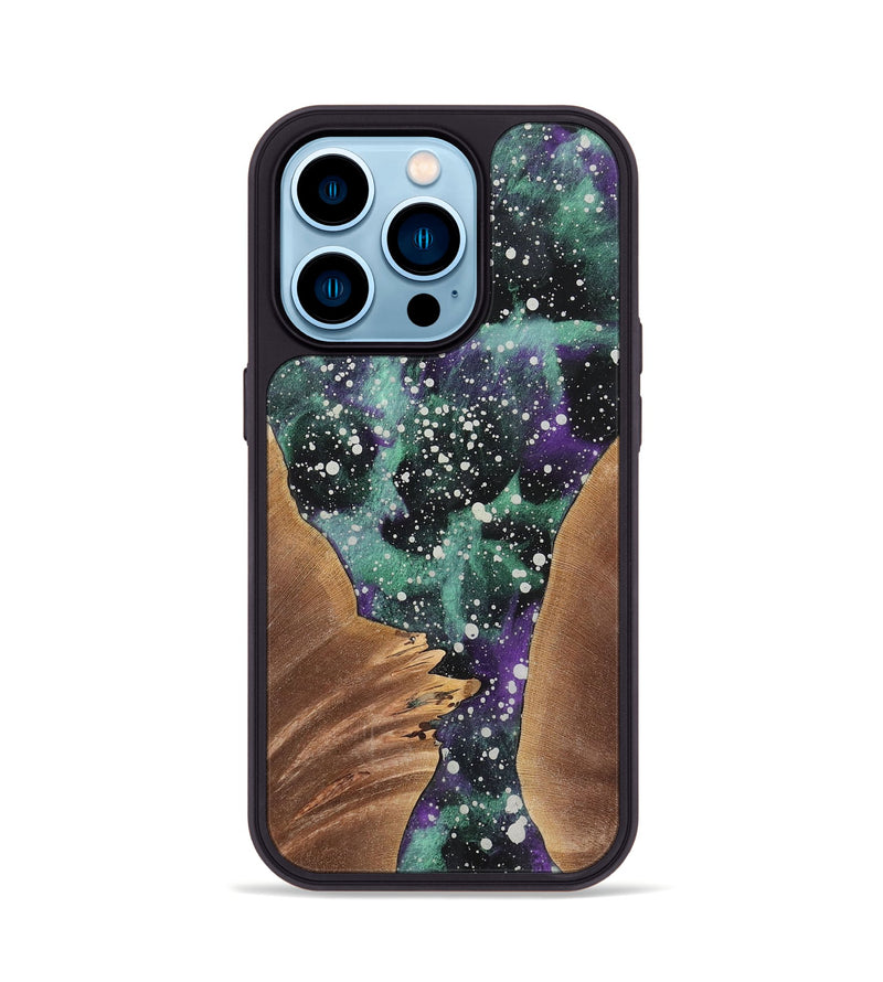 iPhone 14 Pro Wood Phone Case - Della (Cosmos, 724865)