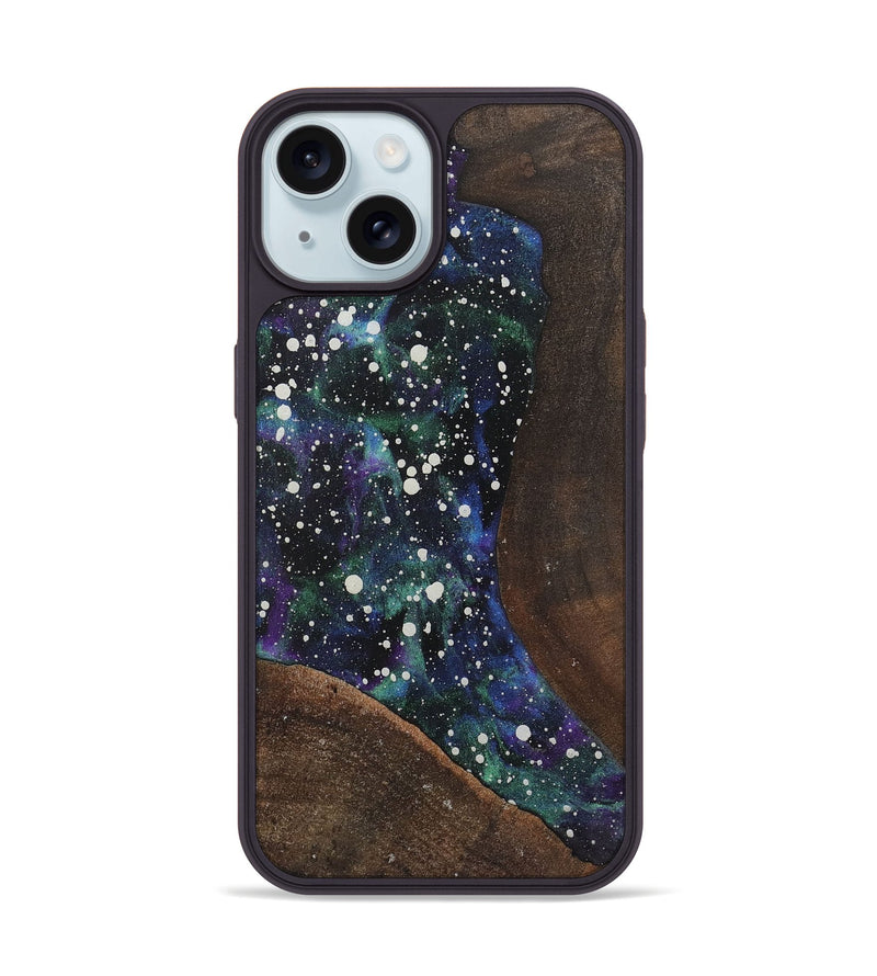 iPhone 15 Wood Phone Case - Edmund (Cosmos, 724871)
