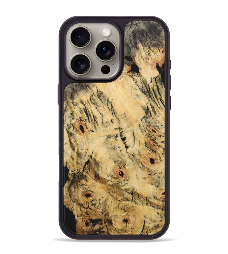 iPhone 16 Pro Max Wood Phone Case - Brinley (Wood Burl, 724991)