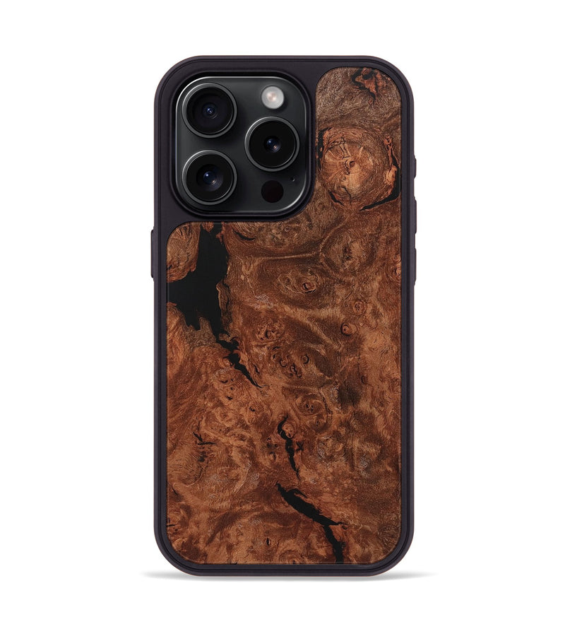 iPhone 15 Pro Wood Phone Case - Rochelle (Wood Burl, 724995)