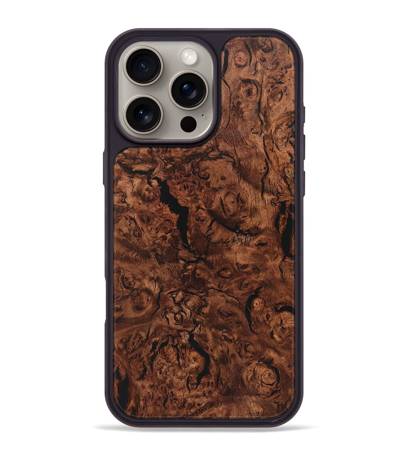 iPhone 16 Pro Max Wood Phone Case - Mindy (Wood Burl, 724996)