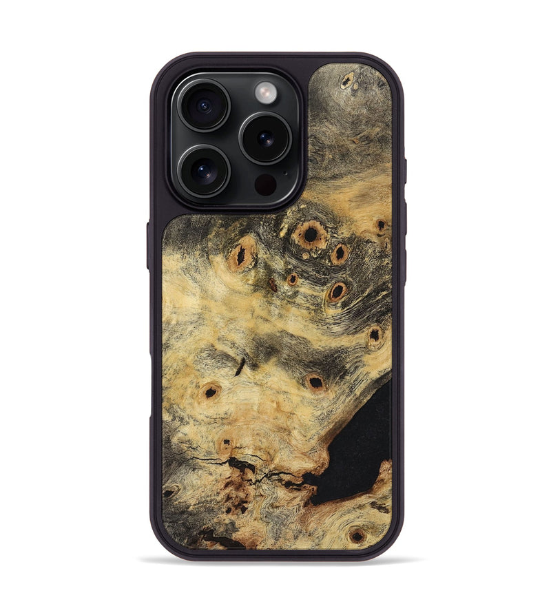 iPhone 16 Pro Wood Phone Case - Keri (Wood Burl, 724998)