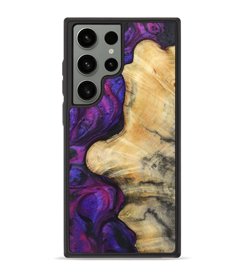 Galaxy S23 Ultra Wood Phone Case - Daxton (Purple, 725055)