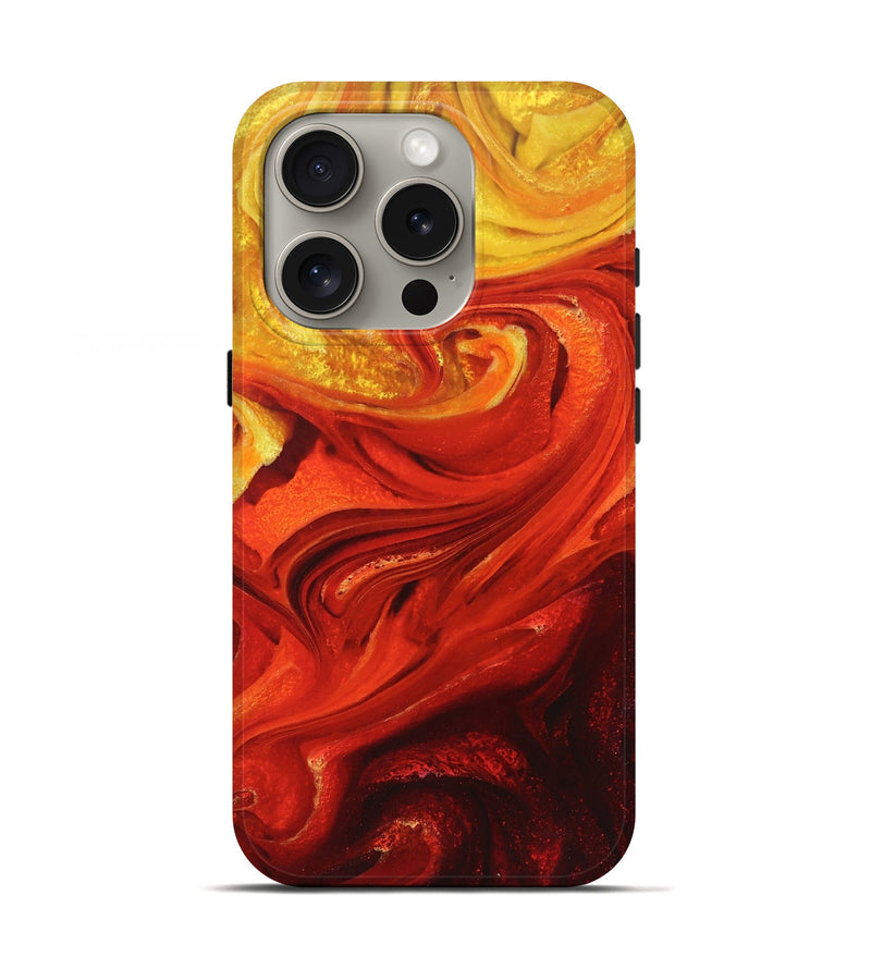 iPhone 16 Pro ResinArt Live Edge Phone Case - Hazel (Ombre, 725073)
