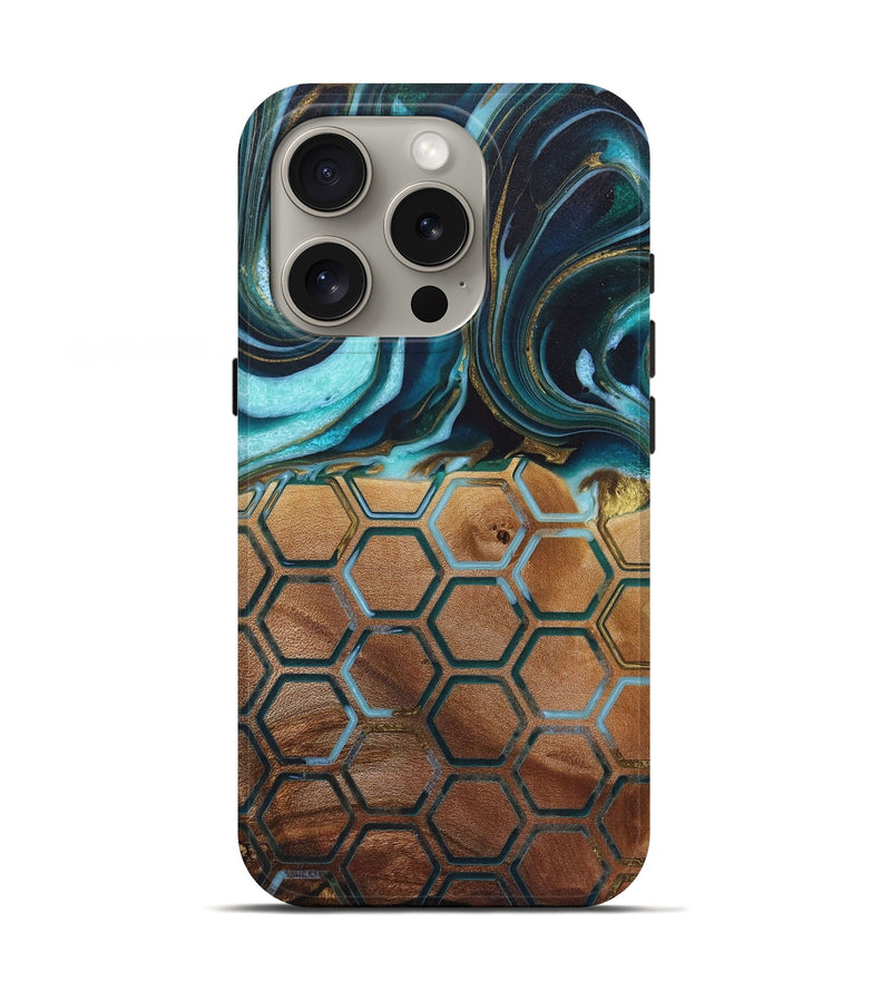 iPhone 16 Pro Wood Live Edge Phone Case - Aaron (Pattern, 725087)