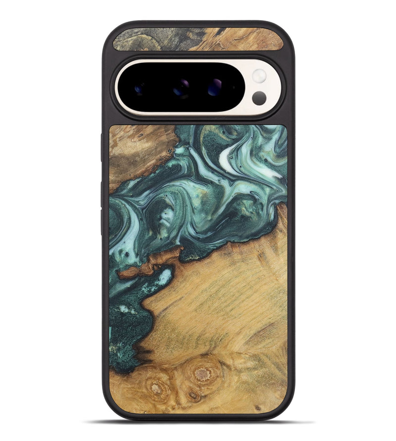 Pixel 9 Pro XL Wood Phone Case - Victor (Green, 725190)