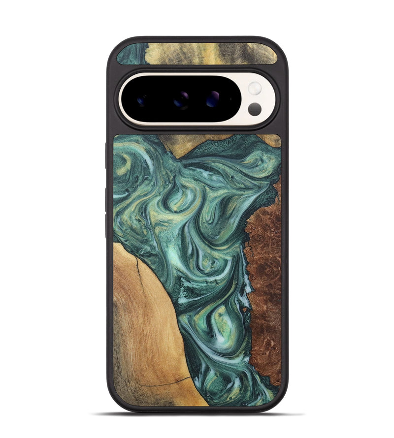 Pixel 9 Wood Phone Case - Ralph (Green, 725213)