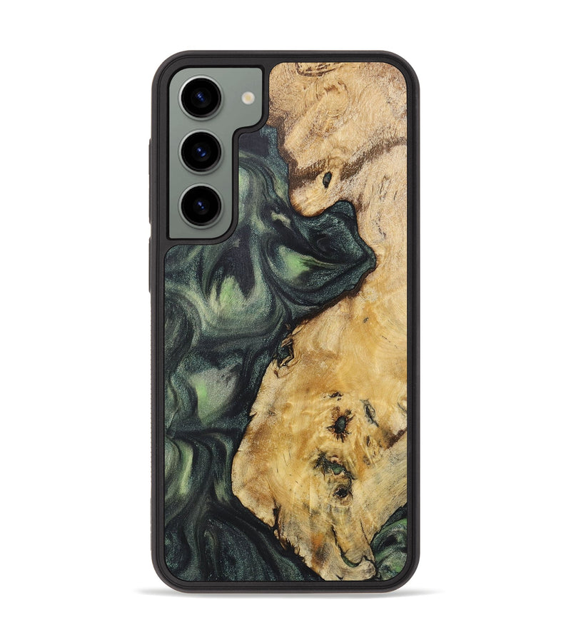 Galaxy S23 Plus Wood Phone Case - Chris (Green, 725216)