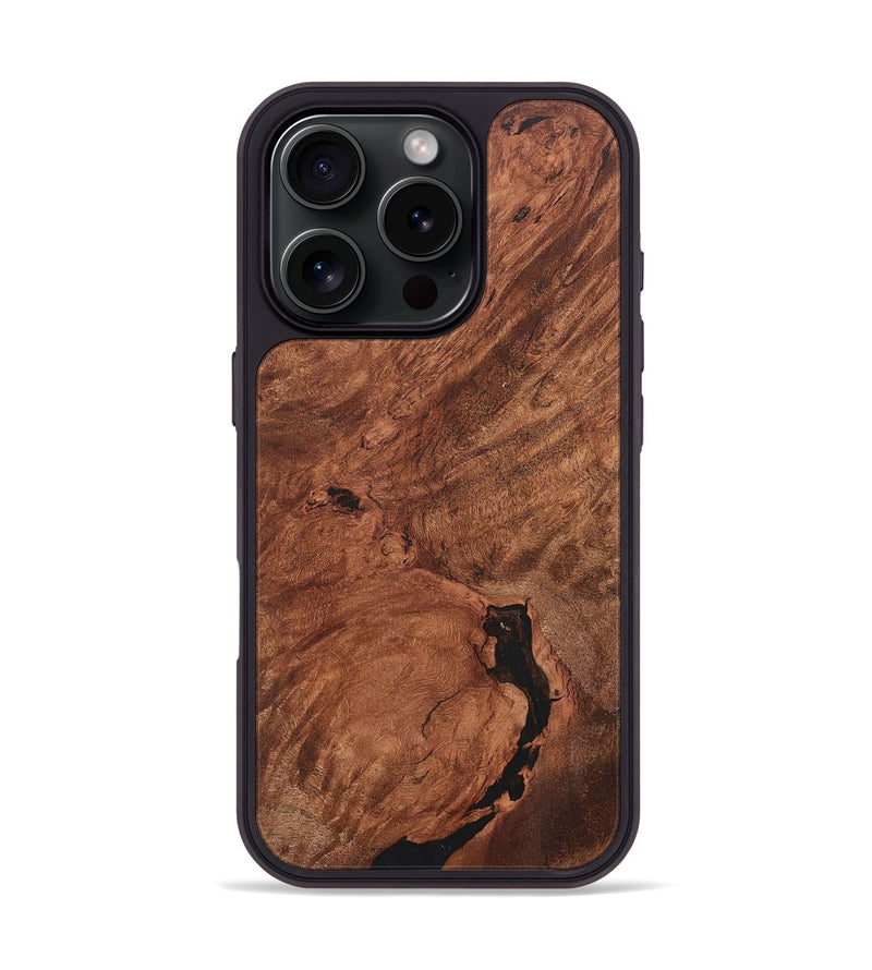 iPhone 16 Pro Wood Phone Case - Brinley (Wood Burl, 725249)