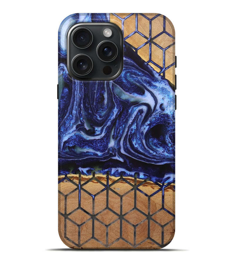 iPhone 16 Pro Max Wood Live Edge Phone Case - Keith (Pattern, 725266)