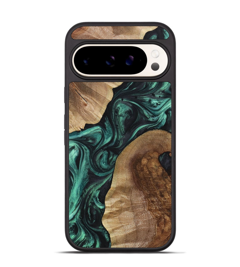 Pixel 9 Wood Phone Case - Brian (Green, 725323)