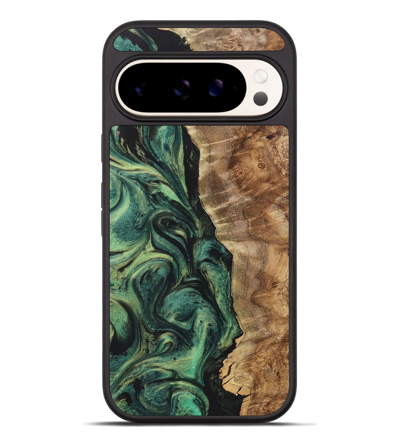 Pixel 9 Pro XL Wood Phone Case - Tyler (Green, 725326)