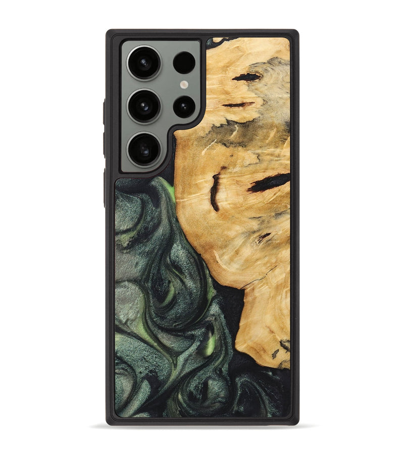 Galaxy S23 Ultra Wood Phone Case - Donnie (Green, 725328)