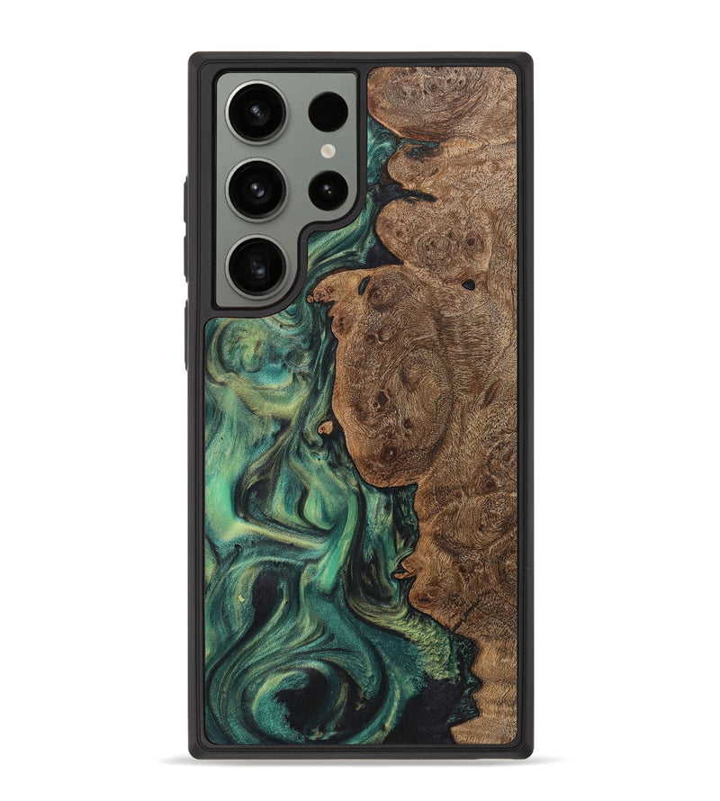 Galaxy S23 Ultra Wood Phone Case - Natalia (Green, 725449)
