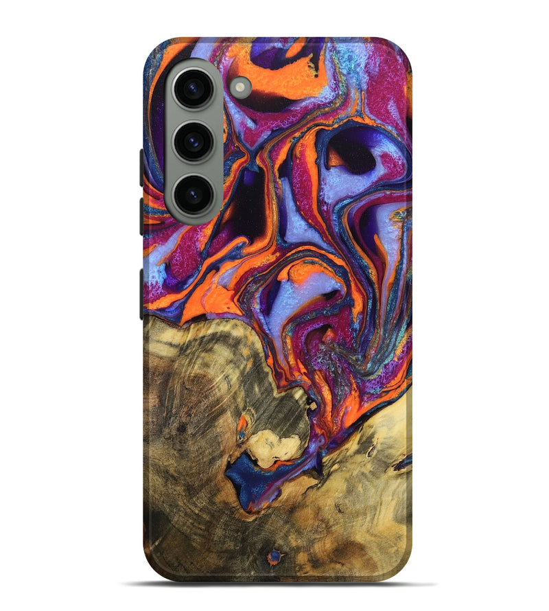 Galaxy S23 Plus Wood Live Edge Phone Case - Jerome (Purple, 725563)