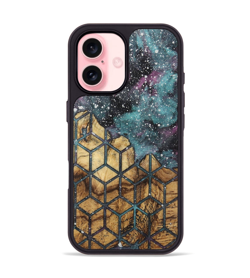 iPhone 16 Wood Phone Case - Catalina (Cosmos, 725633)