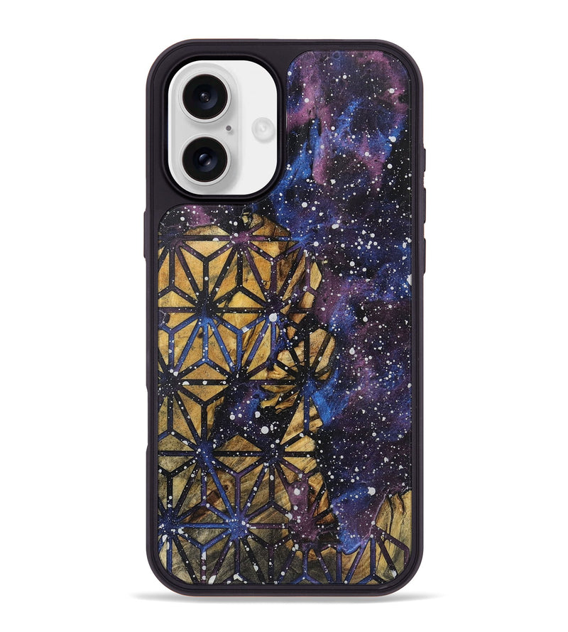 iPhone 16 Plus Wood Phone Case - Marjorie (Cosmos, 725637)