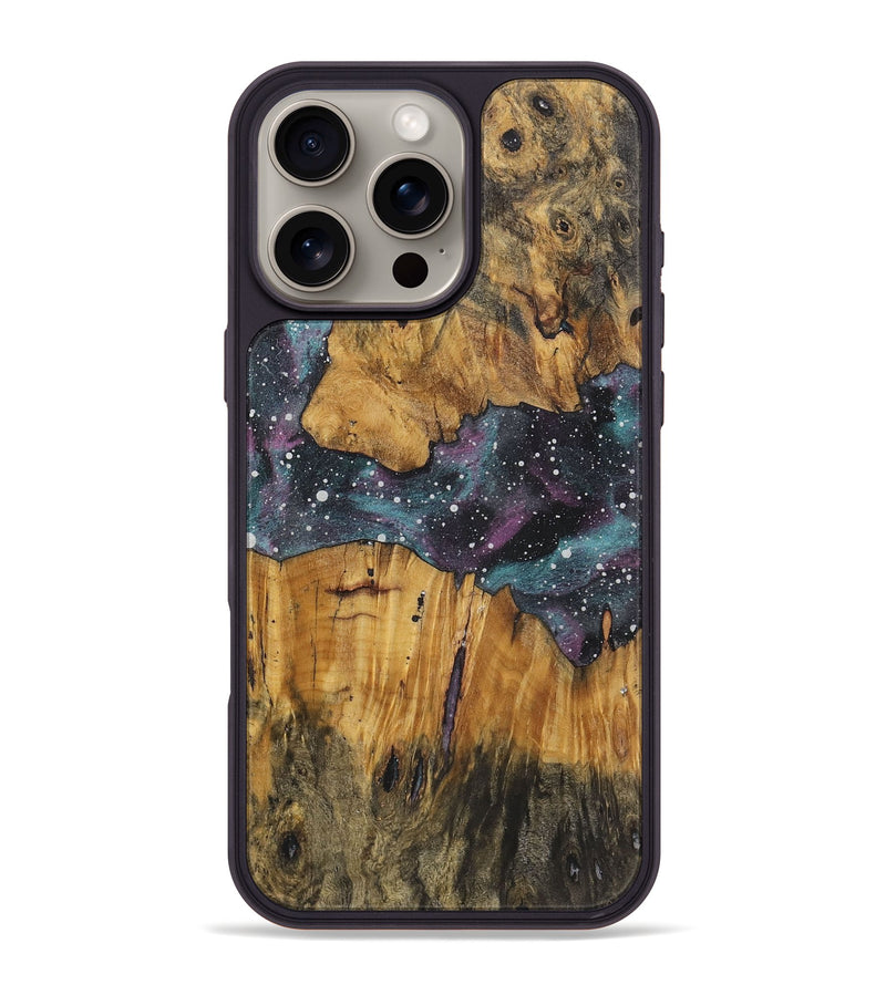 iPhone 16 Pro Max Wood Phone Case - Mekhi (Cosmos, 725642)
