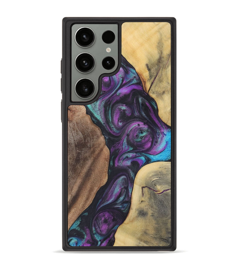 Galaxy S23 Ultra Wood Phone Case - Florence (Purple, 725661)