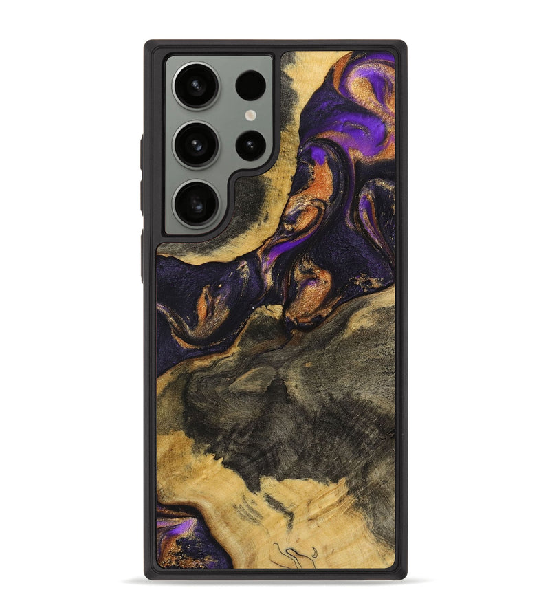 Galaxy S23 Ultra Wood Phone Case - Patty (Purple, 725832)