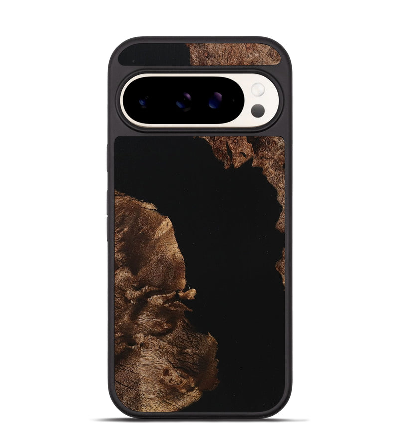 Pixel 9 Pro Wood Phone Case - Keaton (Pure Black, 725905)