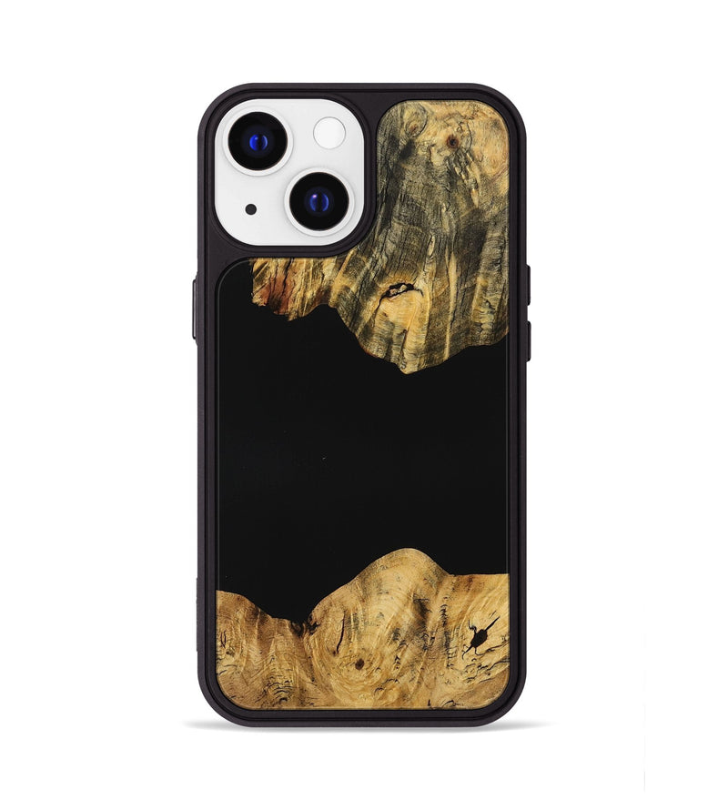 iPhone 13 Wood Phone Case - Dustin (Pure Black, 725910)