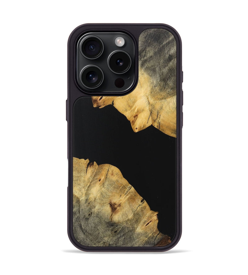 iPhone 16 Pro Wood Phone Case - Marilyn (Pure Black, 725944)